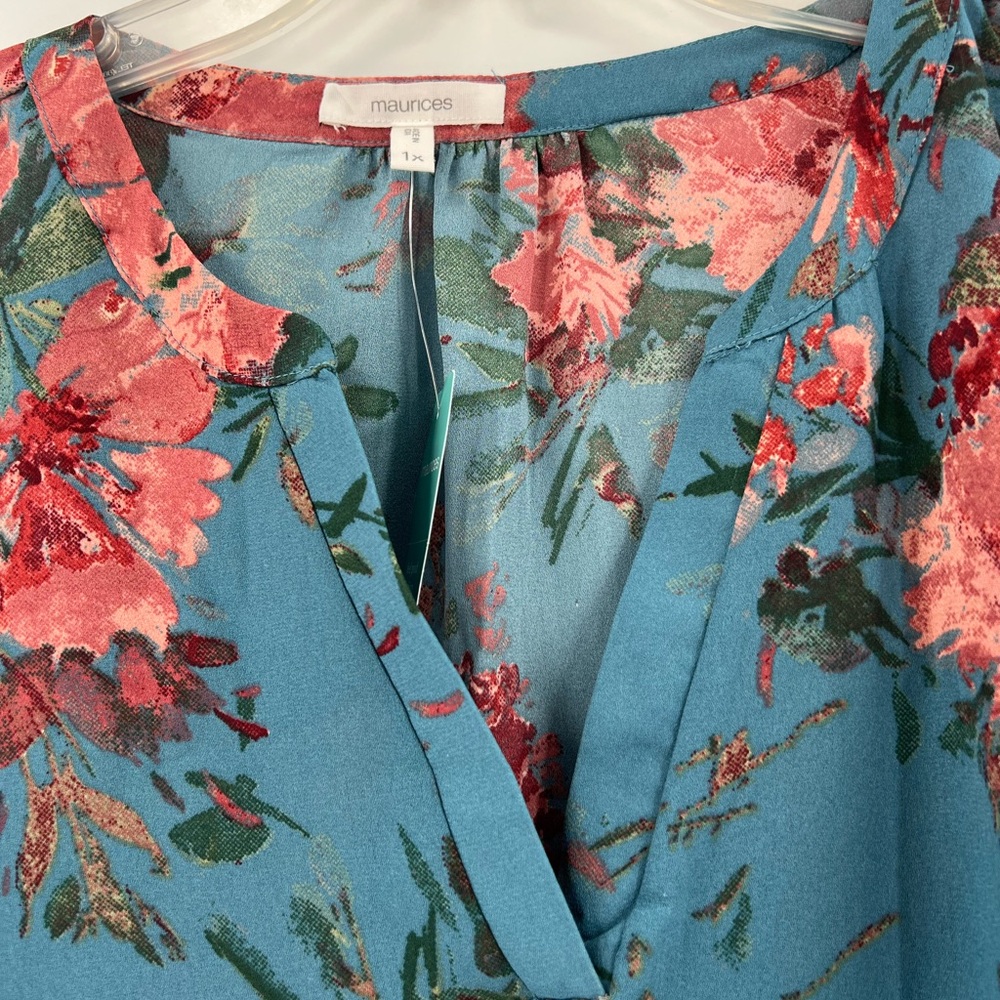 Maurice’s Atwood Flutter Sleeve Blouse new 1X - Picture 5 of 14